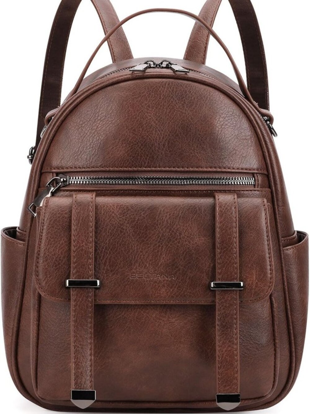 Vegan Leather Mini Backpack Purse for Women - Stylish Small Bag with Adjustable